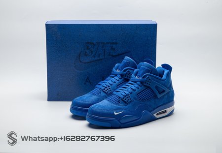 Air Jordan 4 x Nigel Sylvester Brick by Brick Blue Size 40-48.5